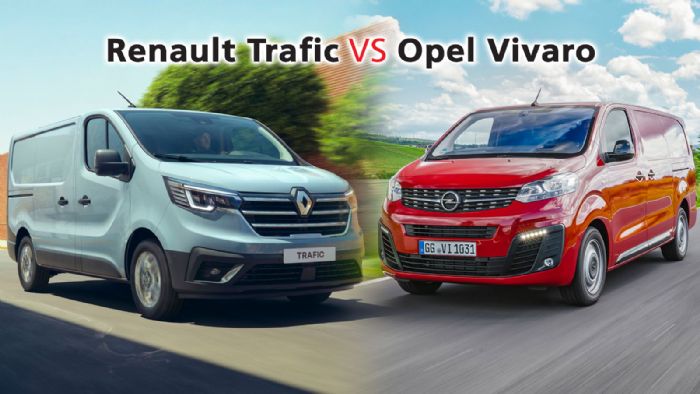 Συγκριτικό Van: Renault Trafic VS Opel Vivaro