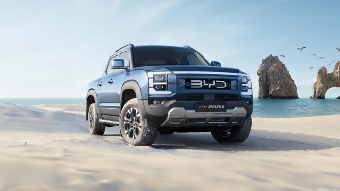 To νέο υβριδικό Pick-Up της BYD, Shark 6, αναμένεται να λανσαριστεί στην ΕΕ μέσα στο 2026.