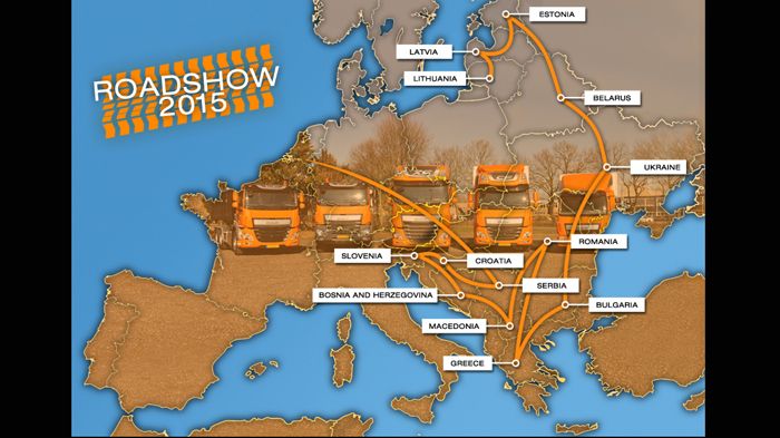 Η DAF Trucks ανακοίνωσε πως ξεκινά σύντομα το νέο «Euro 6 Roadshow 2015» που θα διέλθει από 13 χώρες της ΕΕ.