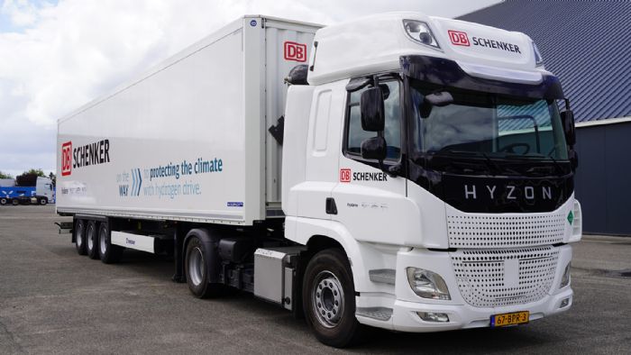 Logistics με φορτηγά υδρογόνου