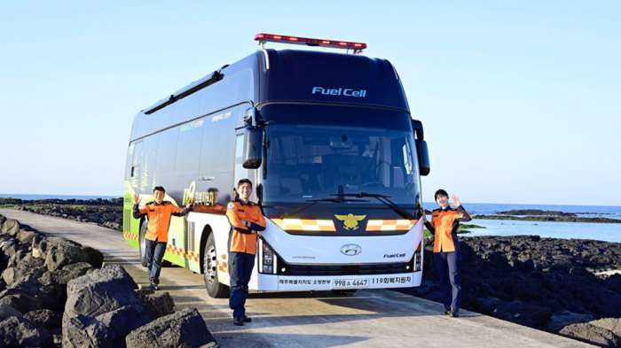 Η Hyundai δωρίζει υδρογονοκίνητο λεωφορείο σε πυροσβέστες!