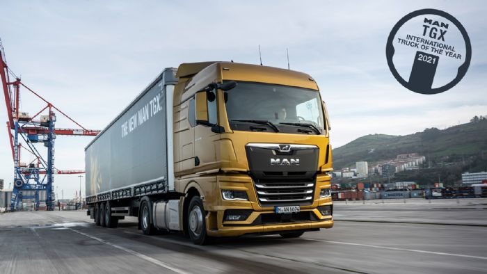 Το νέας γενιάς MAN TGX επικράτησε στον φετινό διαγωνισμό «International Truck of the Year 2021».