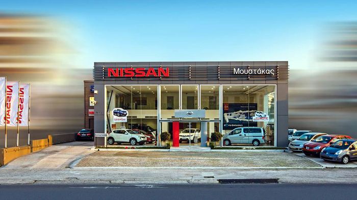 Η νέα –κάθετη- μονάδα Nissan – Μουστάκας & ΣΙΑ ΟΕ, εδράζεται σε υπερσύγχρονες εγκαταστάσεις στη Λ. Αθηνών 239, στο Χαϊδάρι.