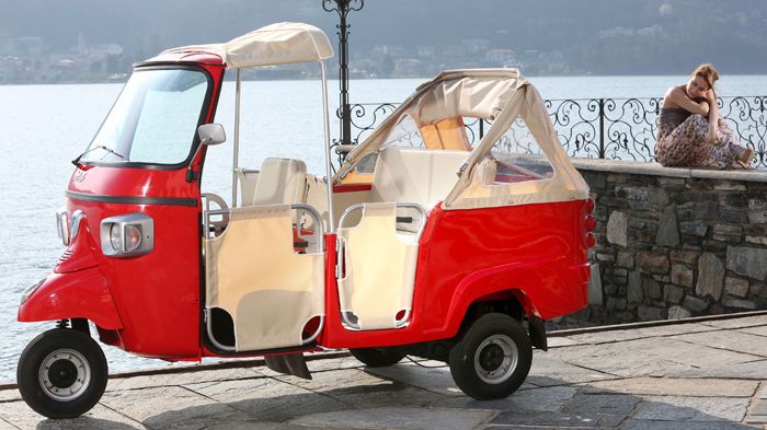 Μεγάλος πρωταγωνιστής για την Piaggio στην προσεχή HORECA 2014 αναμένεται να είναι το νέο Ape Calessino 200.