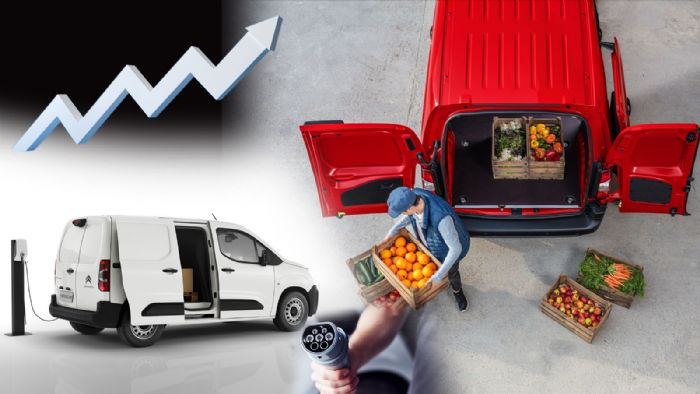 Εξαπλάσιες οι πωλήσεις των e-Vans στο 10μηνο!