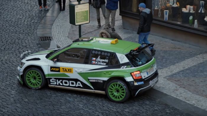 Skoda Fabia R5 έγινε ταξί!