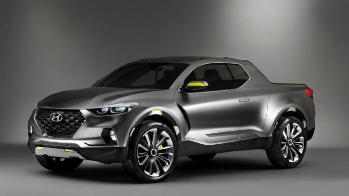 Στην εικόνα βλέπετε το πρωτότυπο Hyundai Santa Cruz.