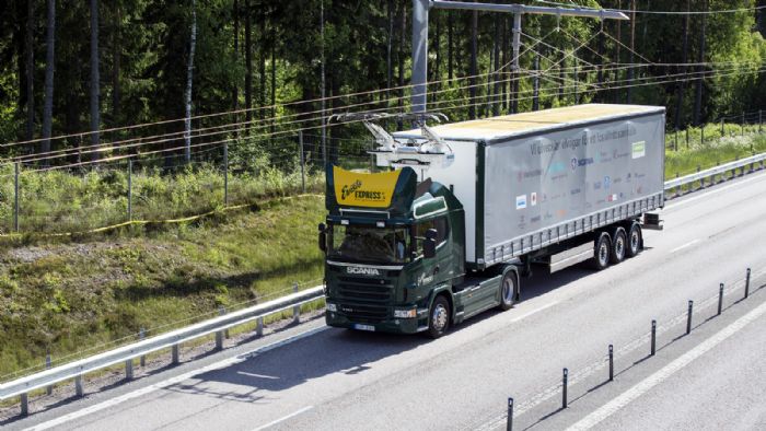 Ο πρώτος… ηλεκτρικός δρόμος που επιτρέπει την –καθοδόν- φόρτιση υβριδικών φορτηγών της Scania είναι πλέον γεγονός!
