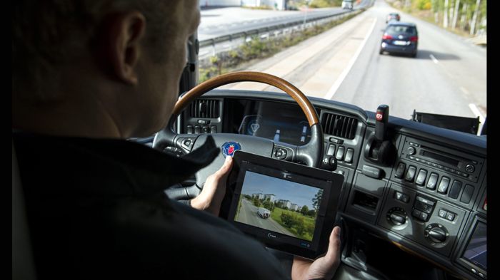 Η νέα εφαρμογή που εξέλιξαν οι Scania – Volkswagen απέσπασε το βραβείο «2014 HMI Design Innovation Award».