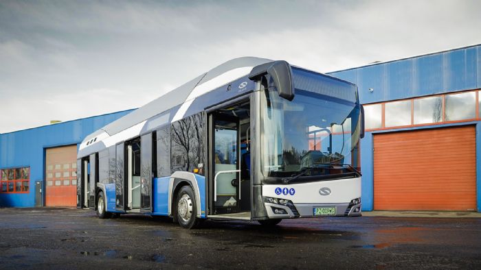 Πάνω από 80 οι παραγγελίες του Solaris Urbino 12 hydrogen για την Ευρώπη. Στη φωτό το λεωφορείο του Konin της Πολωνίας.