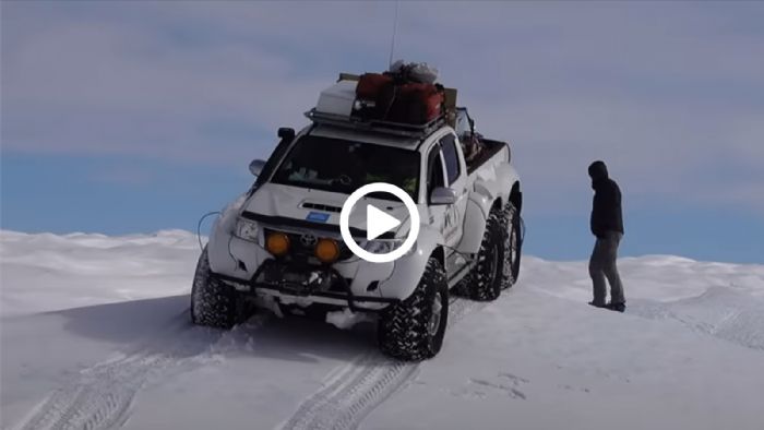 VIDEO: στην Ανταρκτική με το Hilux 6x6 των 277.000 ευρώ!