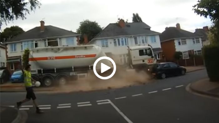 VIDEO: φορτηγό καταστρέφει ολόκληρη γειτονιά