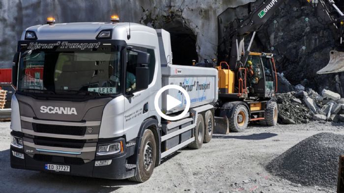 VIDEO: χωματουργικά ηλεκτρικά Scania σε δράση