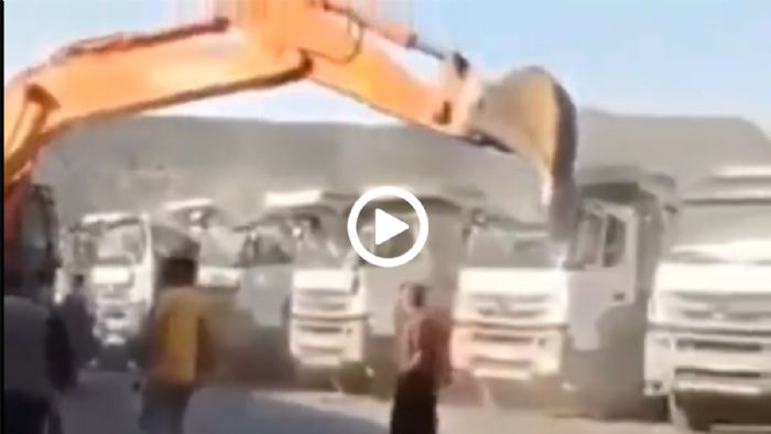 Δεν τον πλήρωσαν και ξέσπασε στα φορτηγά!