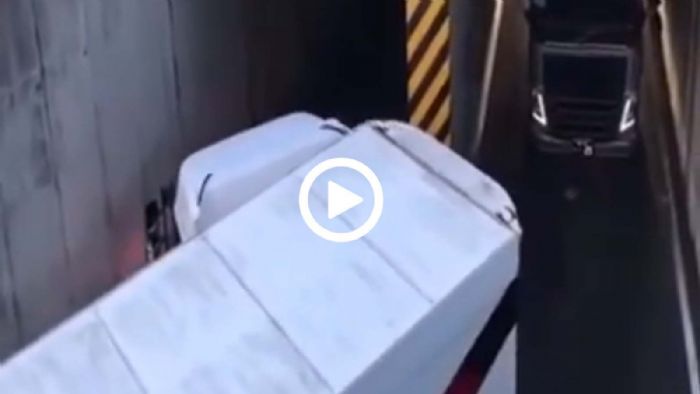 Περνώντας το φορτηγό «από το μάτι της βελόνας»