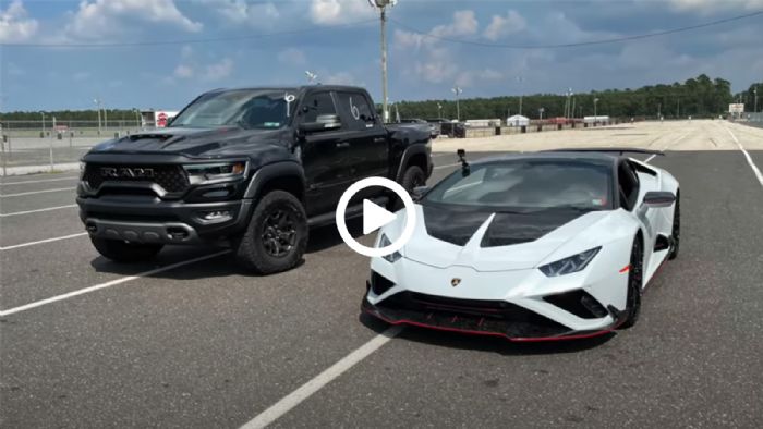 RAM TRX Vs Lamborghini Huracan Evo