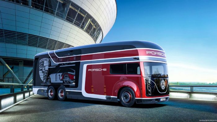 Το Volkswagen Renntransporter αποτελεί έργο του ανεξάρτητου σχεδιαστή Igor Shitikov.