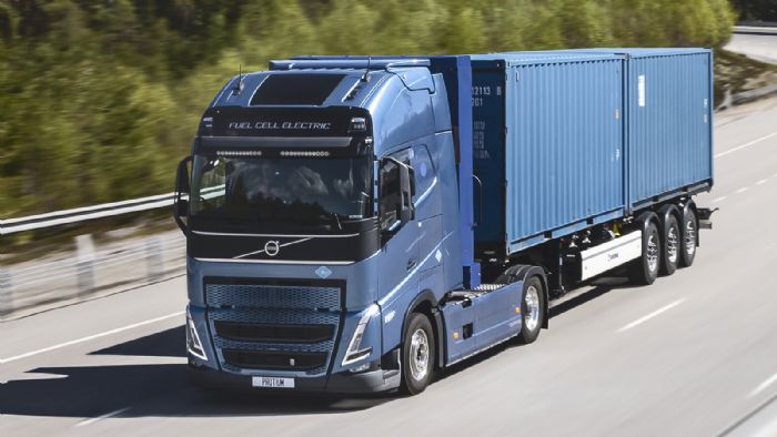 Το 2025 στους δρόμους τα φορτηγά υδρογόνου της Volvo (+vid)