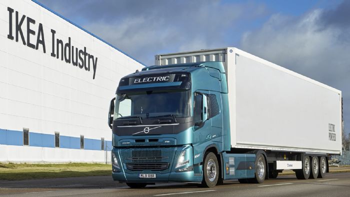 Τα βαρέα ηλεκτρικά φορτηγά της Volvo θα χρησιμοποιηθούν για τη μεταφορά εμπορευμάτων μεταξύ δύο εργοστασίων της ΙΚΕΑ Industry στην Πολωνία.
