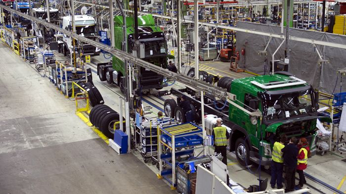 Η νέα τρισδιάστατη απεικόνιση των οχημάτων της Volvo Trucks κατά το στάδιο της παραγωγής επιτρέπει την σημαντική μείωση του χρόνου παραδόσεων.