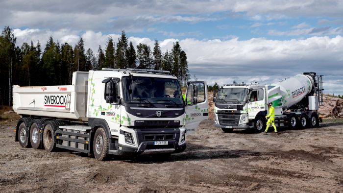 Η Volvo Trucks ξεκίνησε τις δοκιμές εξέλιξης ηλεκτροκίνητων φορτηγών για τον κατασκευαστικό κλάδο χρησιμοποιώντας δύο ειδικές εκδόσεις των FM (μπετονιέρα) και FMX.