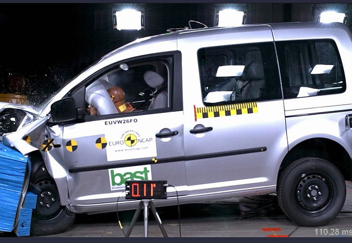 To VW Caddy στο Euro NCAP
