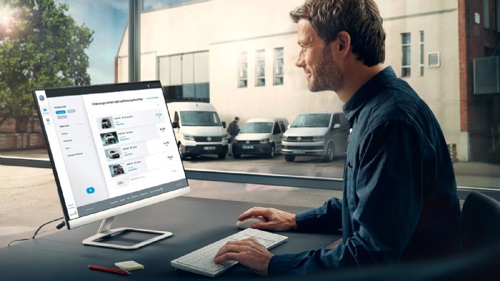 Ανακαλύψτε τη νέα «Online» διαδικασία απόκτησης ενός Επαγγελματικού Volkswagen.