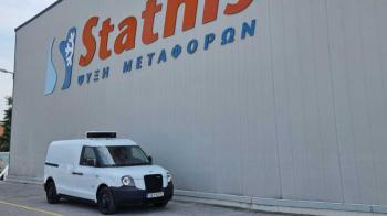 Stathis - 1η μετασκευή σε ψυγείο του ηλεκτρικού αυτοκινήτου της LEVC