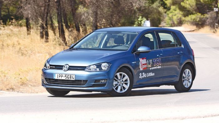 VW Golf 1,4 TGI: Με 3 ευρώ κάνει 100 χλμ.!