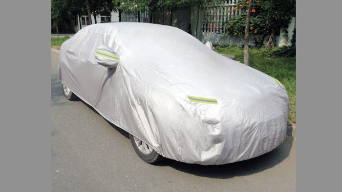 Η πιο αξιόπιστη λύση είναι η τοποθέτηση προστατευτικής κουκούλας στο αυτοκίνητο, αφού το προστατεύει ολόκληρο.