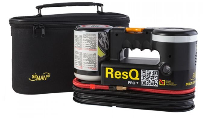 To RESQ Pro + είναι μια ολοκληρωμένη και ασφαλής λύση επισκευής ελαστικού σε μια «έξυπνη» και εργονομική συσκευασία.