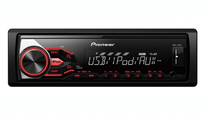 Το Pioneer MVH-180UI, διαθέτει τον MOSFET 50W x 4, ο οποίος προσφέρει βέλτιστη απόδοση με ελάχιστη παραμόρφωση.