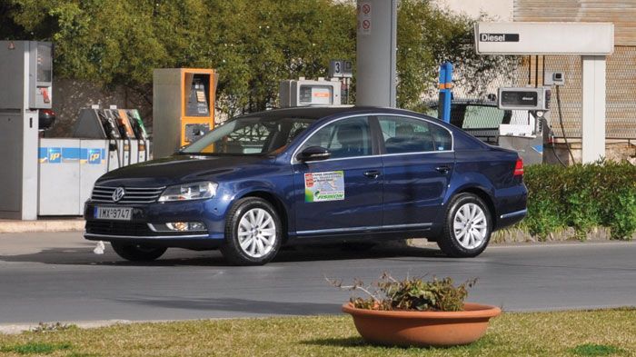 Σε μεγάλο οδοιπορικό στην Νότια Ιταλία το VW Passat EcoFuel έκανε 2.300 χλμ. με μόνο 100 ευρώ.